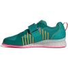 imageadidas Unisex Adipower Weightlifting 3 Shoes Pure TealWhitePowder Teal Men 85 Women 95 Medium