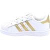 imageadidas UnisexChild Superstar Legacy SneakersWhiteGold MetallicBlue