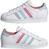 imageadidas UnisexChild Superstar Legacy SneakersWhiteHazy RoseHazy Sky