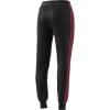 imageadidas Womens Essentials 3 Stripes PantBlackPower Pink