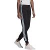 imageadidas Womens Essentials 3 Stripes PantBlackSky Tint