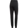 imageadidas Womens Essentials 3 Stripes PantCore BlackWhite