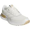 imageadidas Womens S2g 25 Leather Spikeless Golf ShoesOff WhiteGold MetallicGum 4