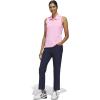 imageadidas Womens Ultimate365 Jacquard Sleeveless PoloLucid Pink