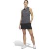imageadidas Womens Ultimate365 Printed Ottoman Sleeveless PoloBlack
