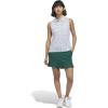 imageadidas Womens Ultimate365 Printed Ottoman Sleeveless PoloCollegiate Green