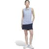 imageadidas Womens Ultimate365 Printed Ottoman Sleeveless PoloCrystal Sky