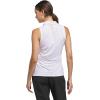 imageadidas Womens Ultimate365 Printed Ottoman Sleeveless PoloWhite