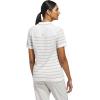 imageadidas Womens Ultimate365 Stripe Knit PoloWhite