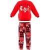 imageadidas babyboys Disney Mickey Mouse Jogger SetPure RubyPreloved RubyOff White