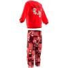 imageadidas babyboys Disney Mickey Mouse Jogger SetPure RubyPreloved RubyOff White