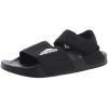 imageadidas unisexchild Adilette SandalCore BlackWhiteDeep Black