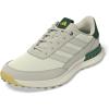 imageAdidas Mens S2g Spikeless Leather 24 Golf ShoesOff WhiteAluminaCollegiate Green