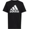 imageadidas Boys Short Sleeve Tiger Camo Bos Cotton Tee T ShirtBlack Core