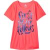 imageadidas Girls Short Sleeve Graphic Tee ShirtsRed
