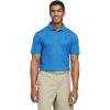 imageadidas Mens ULTIMATE365 Feather Print Polo ShirtDusky Petrol  Lucid Ray Blue