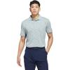 imageadidas Mens Ultimate365 Jacquard Climacool Polo ShirtWonder Sage  Collegiate Navy