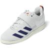 imageadidas Unisex Powerlift 5 Weightlifting Shoes WhiteDark BlueTeam Royal Blue Men 5 Women 6 Medium