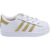 imageadidas UnisexChild Superstar Legacy SneakersWhiteGold MetallicBlue