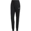 imageadidas Womens Essentials 3 Stripes PantCore BlackWhite