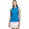 imageadidas Womens Ultimate365 Jacquard Sleeveless PoloLucid Ray Blue