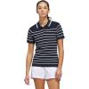 imageadidas Womens Ultimate365 Stripe Knit PoloCollegiate Navy