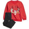 imageadidas babyboys Disney Mickey Mouse Jogger SetPure RubyPreloved Ruby