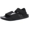 imageadidas unisexchild Adilette SandalCore BlackWhiteDeep Black