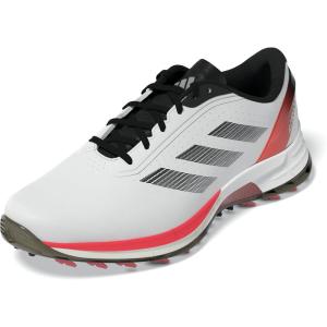 imageAdidas Mens Adizero Zg Spikeless Golf ShoesFootwear WhiteLucid RedCore Black