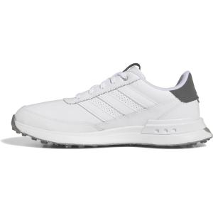 imageAdidas Mens S2g Spikeless Leather 24 Golf ShoesFootwear WhiteCharcoal