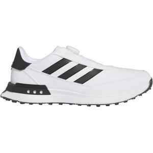imageAdidas Mens S2g Spikeless Leather 24 Golf ShoesFootwear WhiteCore BlackFootwear White