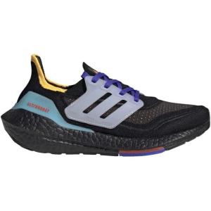 imageAdidas UnisexChild Ultraboost 21 Running ShoesRunning ShoesCore BlackCloud WhitePulse Aqua