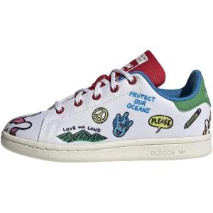 imageStan Smith by AdidasWhiteVivid GreenScarlet