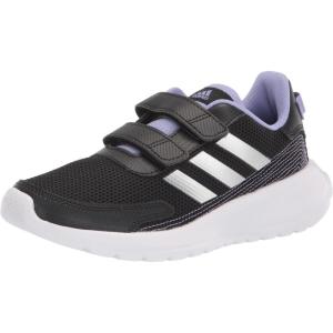 imageadidas Baby Boys Tensor Run ShoesBlackSilver MetallicLight Purple