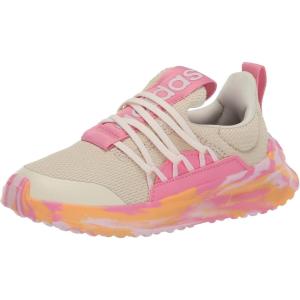 imageadidas Boys Lite Racer Adapt 50 Slip On SneakersWonder WhiteCrystal SandBliss Pink