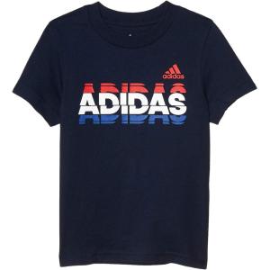 imageadidas Boys Short Sleeve Tiger Camo Bos Cotton Tee T ShirtUsa Tee Navy