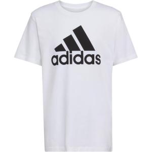 imageadidas Boys Short Sleeve Tiger Camo Bos Cotton Tee T ShirtWhite Core