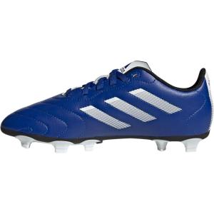 imageadidas ChildUnisex Goletto VII Firm Ground Soccer Cleats  Kids Soccer ShoeTeam Royal BlueWhiteBlack