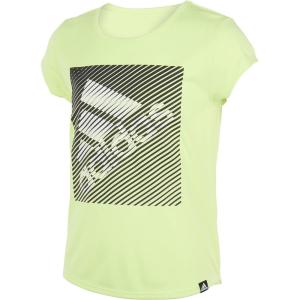 imageadidas Girls Short Sleeve Scoop Neck Tee TShirtHires Yellow