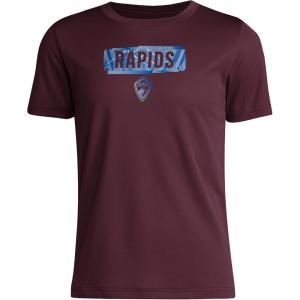 imageadidas Kids Colorado Rapids MLS Short Sleeve TShirtMaroon Colorado Rapids