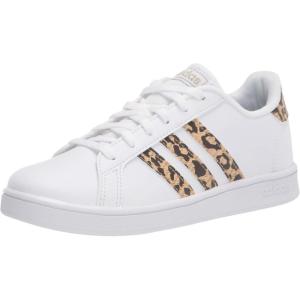 imageadidas Kids Grand Court SneakerWhiteWhiteWhiteChampagne Metallic