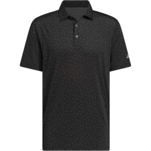 imageadidas Mens Ultimate365 Mesh Print Climacool PoloBlack