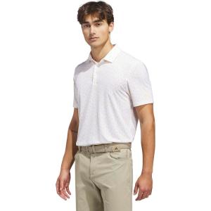 imageadidas Mens Ultimate365 Mesh Print Climacool PoloSemi Ice Tangerine