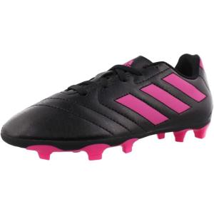imageadidas Unisex Goletto Firm Ground Soccer ShoesBlackPink
