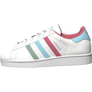 imageadidas UnisexChild Superstar Legacy SneakersWhiteHazy RoseHazy Sky