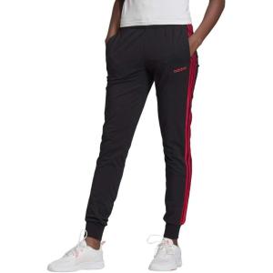 imageadidas Womens Essentials 3 Stripes PantBlackPower Pink