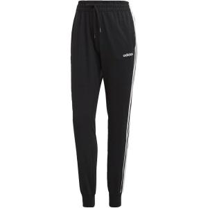 imageadidas Womens Essentials 3 Stripes PantCore BlackWhite