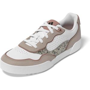 imageadidas Womens Retrocross 25 Spikeless Golf ShoesFootwear WhiteWonder TaupeWarm Clay