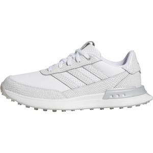 imageadidas Womens S2g 25 Leather Spikeless Golf ShoesFootwear WhiteFootwear WhiteSilver Metallic