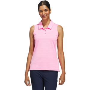 imageadidas Womens Ultimate365 Jacquard Sleeveless PoloLucid Pink